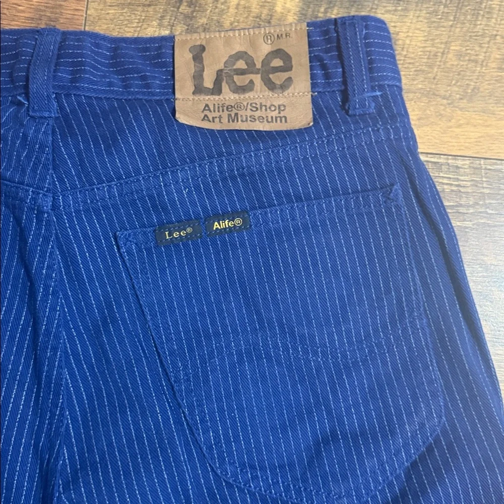 ALIFE x Lee Limited Edition Pinstripe Jeans Blue/White 32x32 Rare